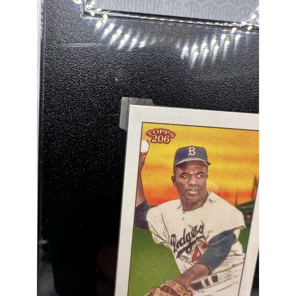 2024 Topps 206 Jackie Robinson SGC 9.5 Mint+ Tobacco Card Brooklyn Dodgers - Picture 4 of 9